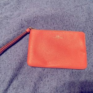 Like new pink Coach wristlet